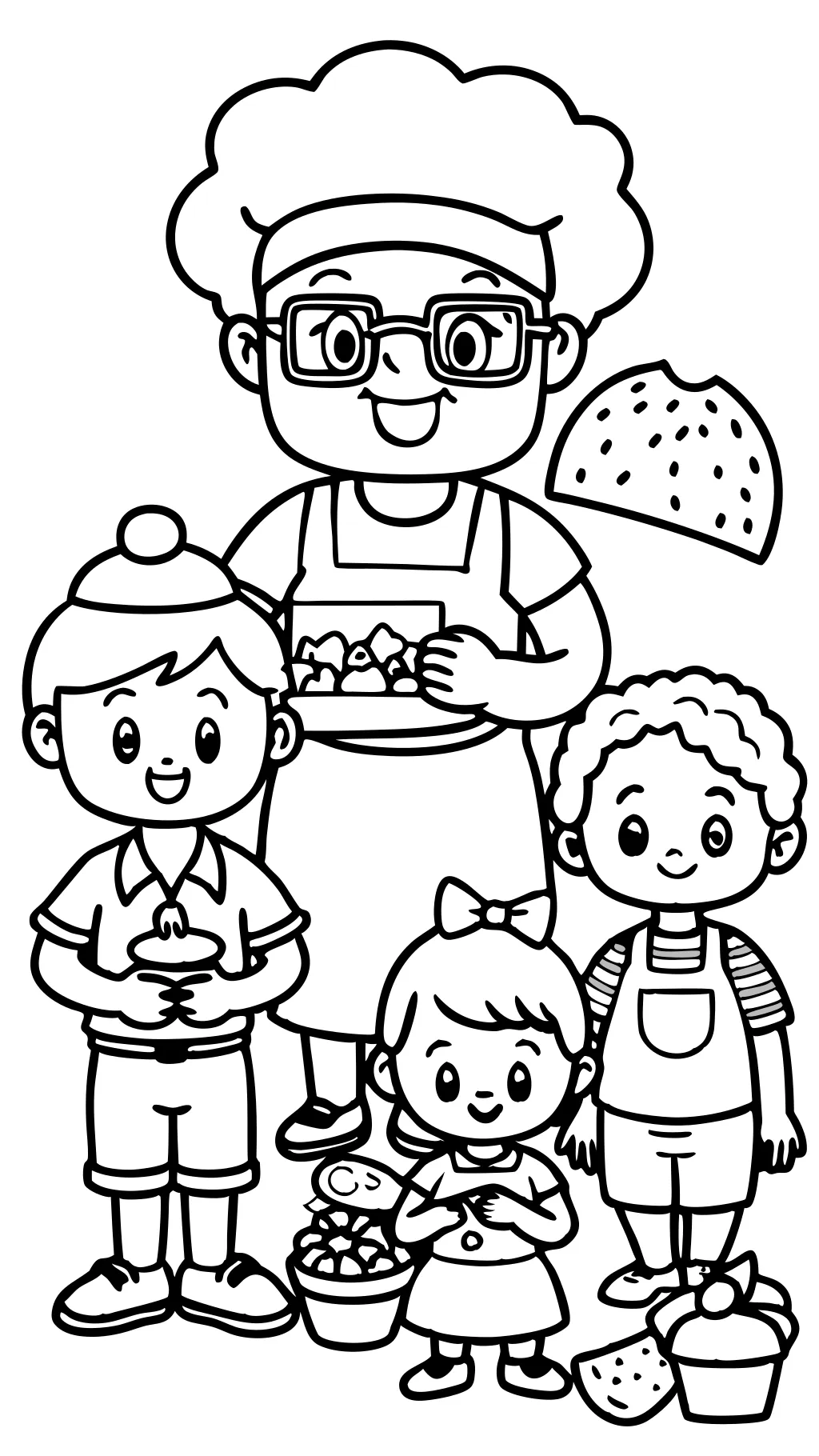 grandparent coloring pages